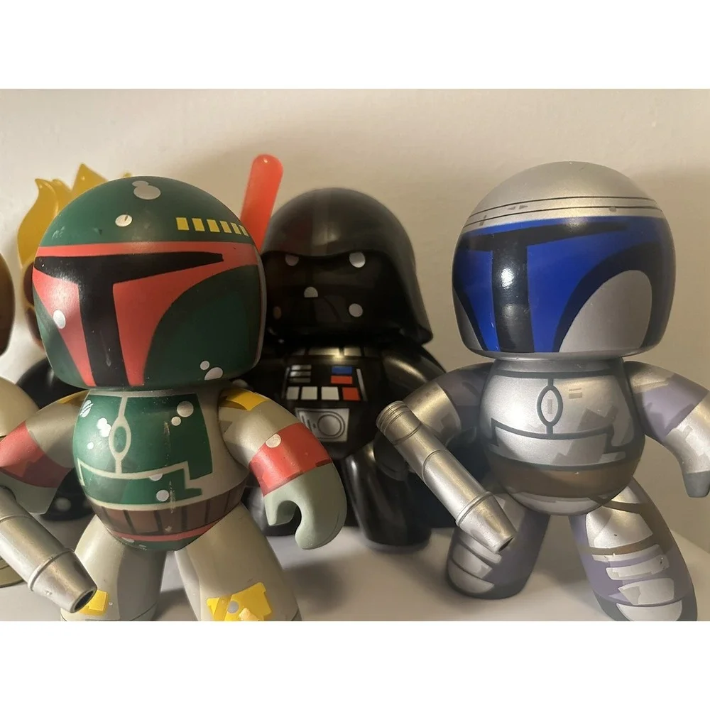 Star Wars &‎ Ghost Rider Mighty Muggs Lot of 7 Action Figure Toys